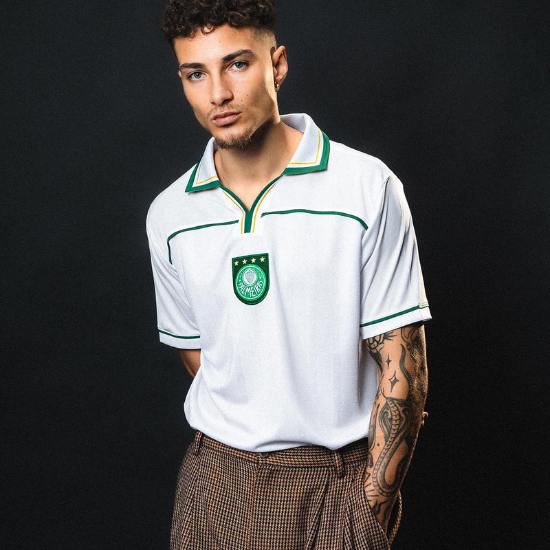 Camisa Palmeiras Retrô 1999 Libertadores Branco Masculina