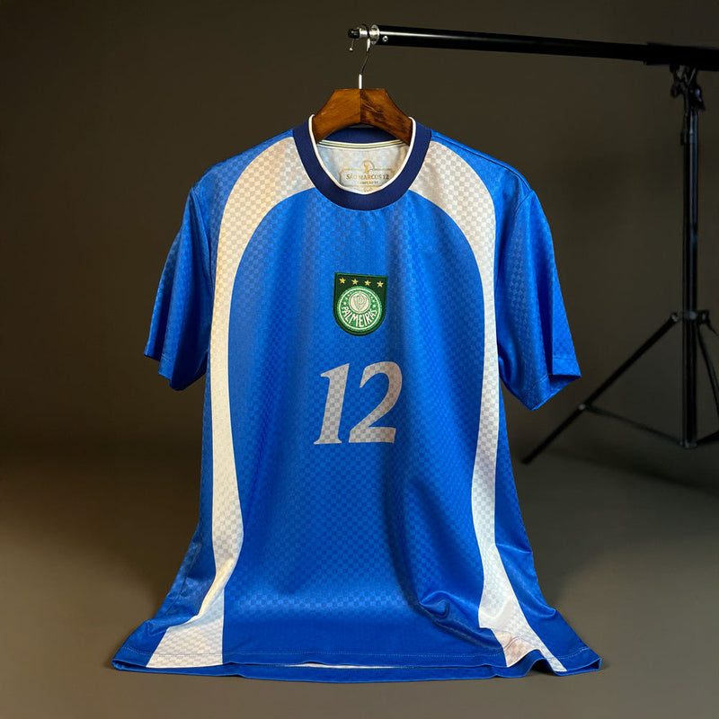 Camisa Palmeiras Retrô Marcos 1999 Manga Curta Masculina