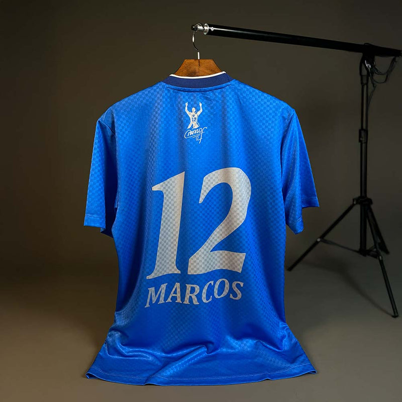 Camisa Palmeiras Retrô Marcos 1999 Manga Curta Masculina