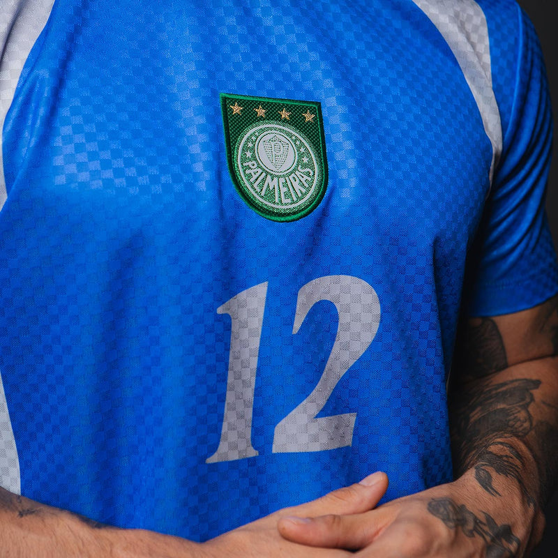 Camisa Palmeiras Retrô Marcos 1999 Manga Curta Masculina