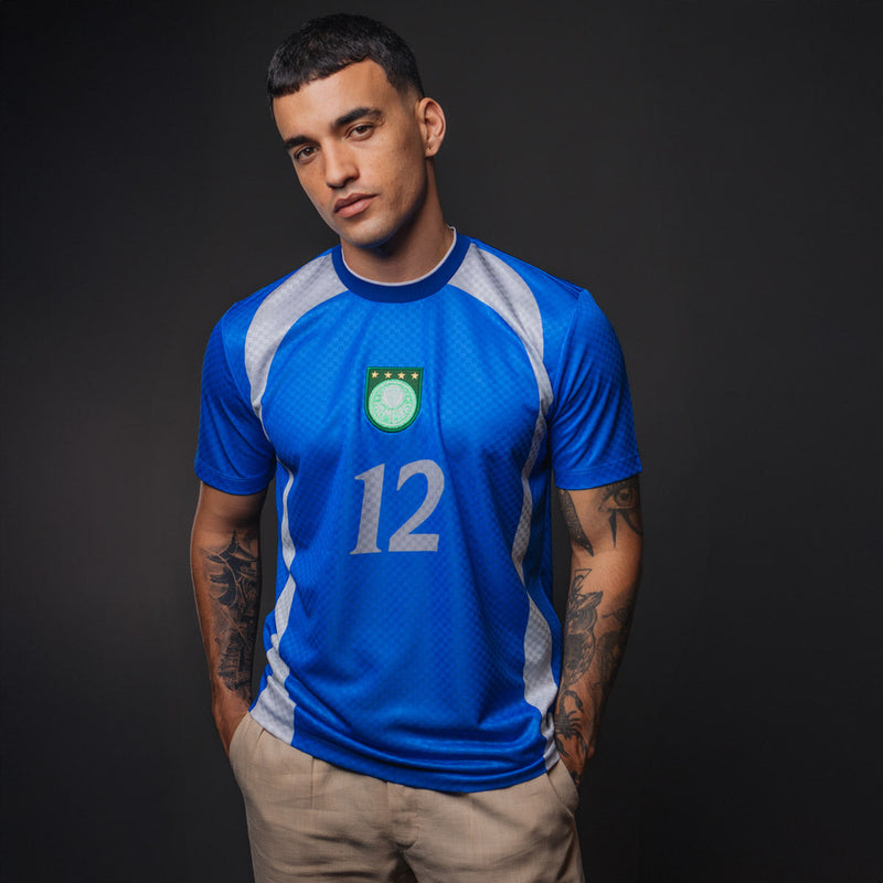 Camisa Palmeiras Retrô Marcos 1999 Manga Curta Masculina
