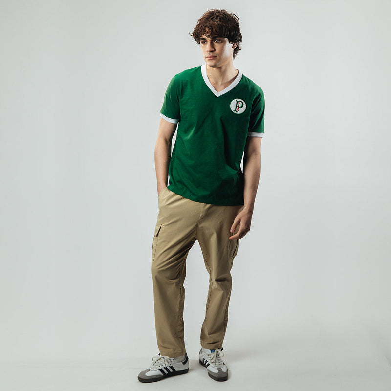 Camisa Palmeiras Retrô Tri Paulista Palestra Itália 32/33/34 Relíquia Masculina