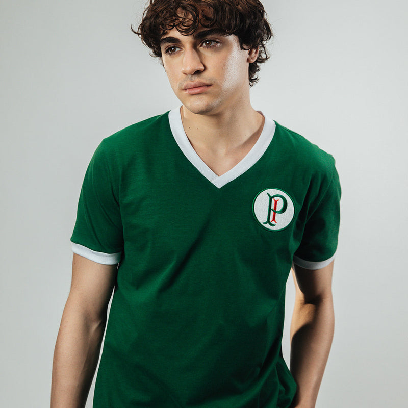 Camisa Palmeiras Retrô Tri Paulista Palestra Itália 32/33/34 Relíquia Masculina